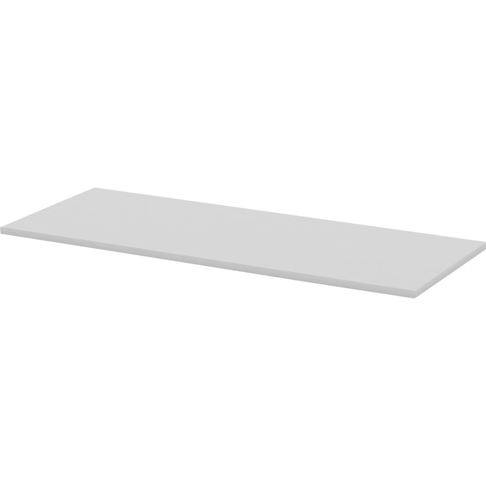 Lorell Training Tabletop - Gray Rectangle Top - 60" Table Top Length x 24" Table Top Width x 1" Table Top ThicknessAssembly Required - Particleboard, Melamine Top Material - 1 Each. Picture 1