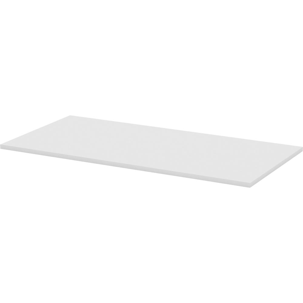 Lorell Training Tabletop - White Rectangle Top - 60" Table Top Length x 30" Table Top Width x 1" Table Top ThicknessAssembly Required - Particleboard, Melamine Top Material - 1 Each. Picture 1