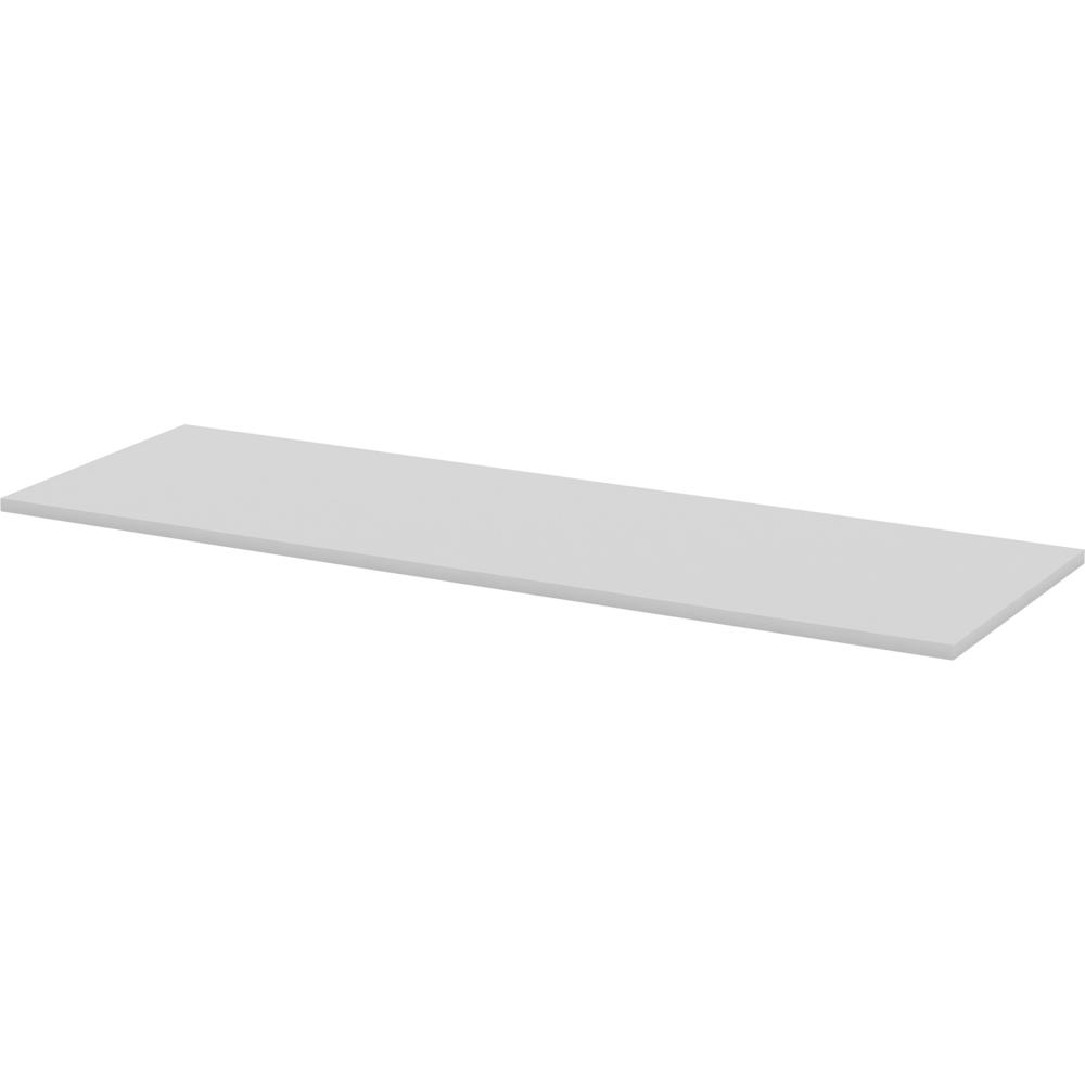 Lorell Training Tabletop - Gray Rectangle Top - 72" Table Top Length x 24" Table Top Width x 1" Table Top ThicknessAssembly Required - Particleboard, Melamine Top Material - 1 Each. Picture 1
