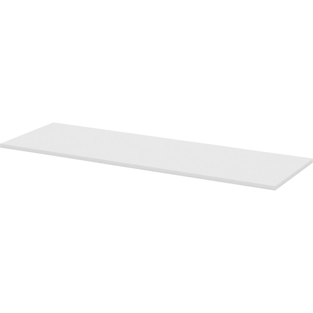 Lorell Training Tabletop - White Rectangle Top - 72" Table Top Length x 24" Table Top Width x 1" Table Top ThicknessAssembly Required - Particleboard, Melamine Top Material - 1 Each. Picture 1