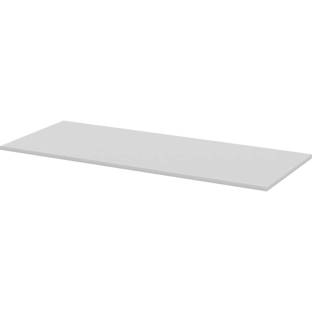 Lorell Training Tabletop - Gray Rectangle Top - 72" Table Top Length x 30" Table Top Width x 1" Table Top ThicknessAssembly Required - Particleboard, Melamine Top Material - 1 Each. Picture 1