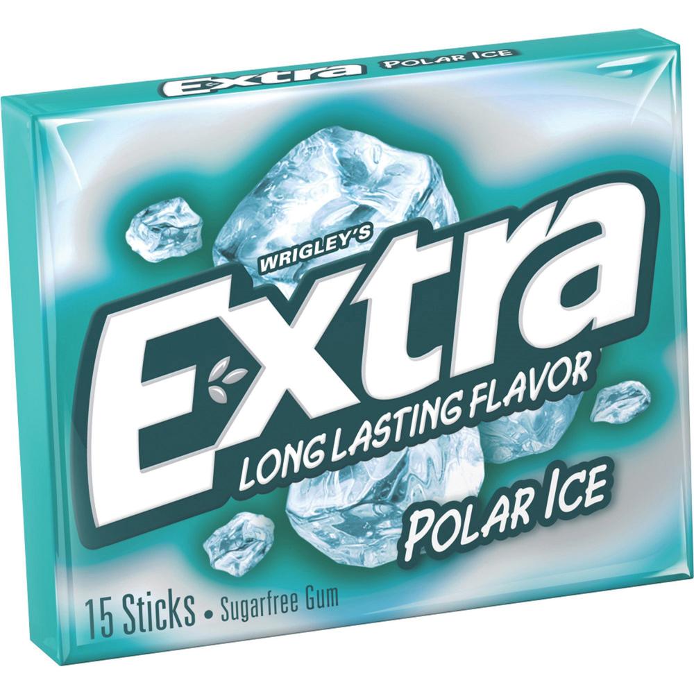 Wrigley Extra Polar Ice Chewing Gum - Mint - 10 / Box. Picture 1