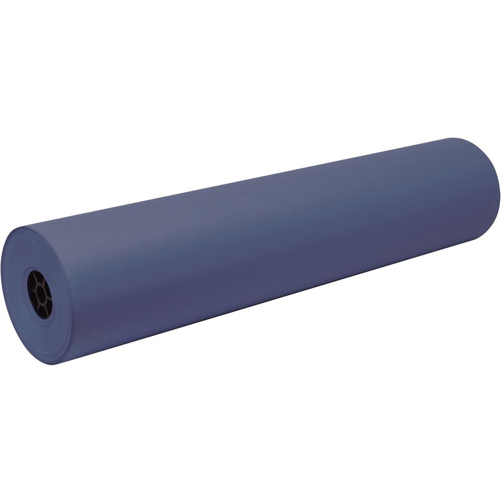 Tru-Ray Construction Paper Art Roll - Art Project, Mural, Banner - 36"Width x 500 ftLength - 1 / Roll - Blue - Sulphite. Picture 1