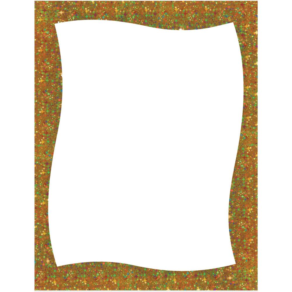 Geographics Galaxy Gold Frame Poster Board - Fun and Learning, Project, Sign, Display, Art - 28"Height x 22"Width - 15 / Carton - Yellow. Picture 1