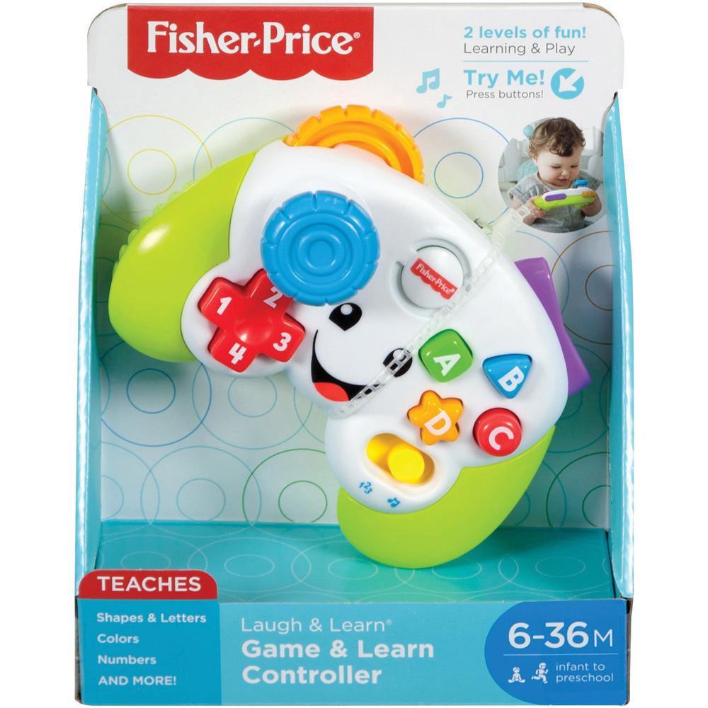 Laugh & Learn Game & Learn Controller - Skill Learning: Number, Color, Shape, Songs, Phrase, Sound, Alphabet, Fine Motor, Letter, Eye-hand Coordination, Dexterity, ... - 6 Month - 3 Year - Multicolor. Picture 1