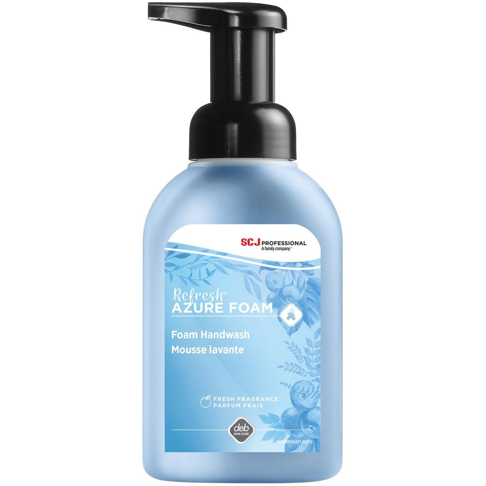 SC Johnson Fresh Apple Scent Foam Hand Soap - Fresh Apple ScentFor - 10 fl oz (295.7 mL) - Pump Bottle Dispenser - Kill Germs, Dirt Remover - Hand - Moisturizing - Blue - Anti-irritant - 1 Each. Picture 1