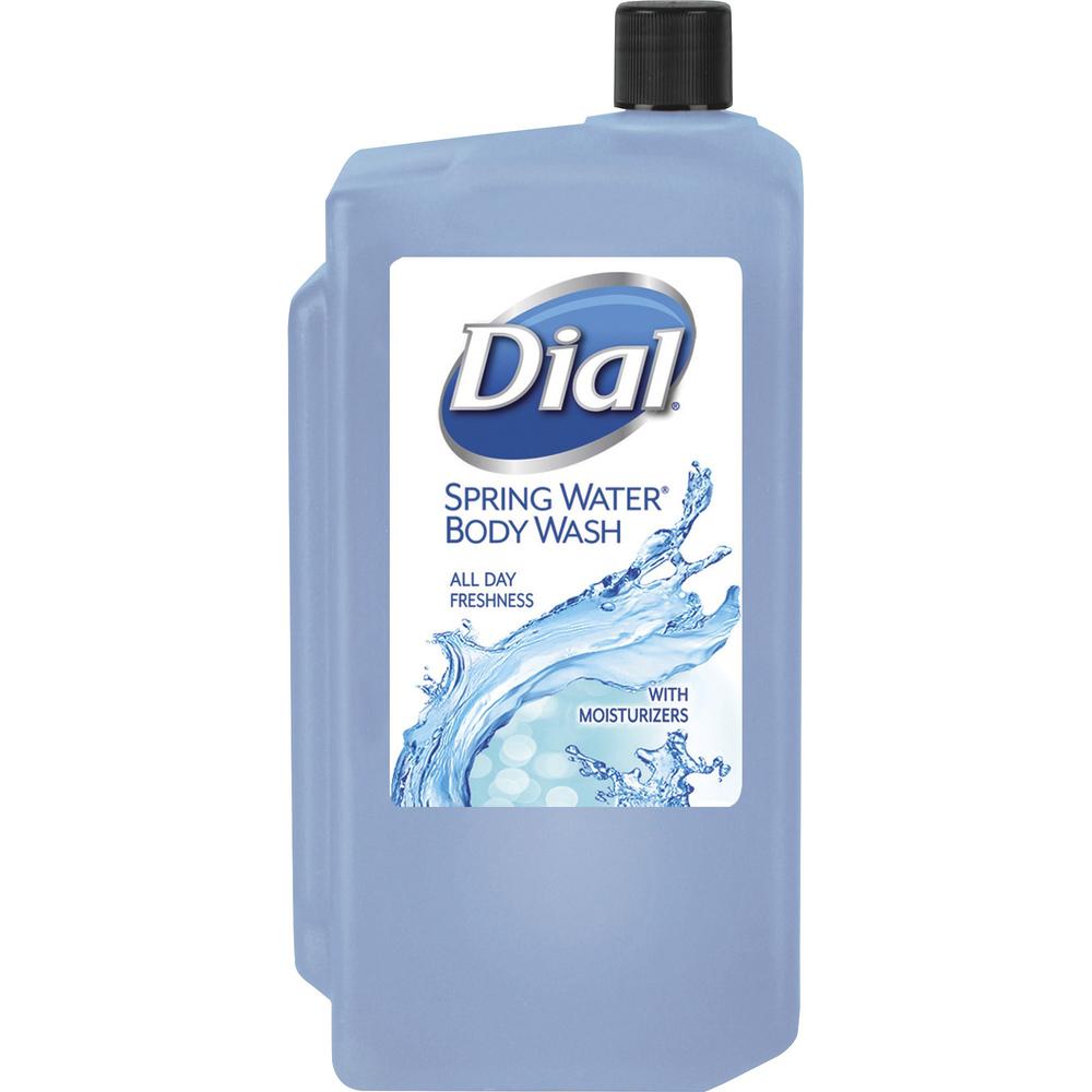 Dial Spring Body Wash Dispenser Refill - Spring Water ScentFor - 33.8 fl oz (1000 mL) - Bacteria Remover - Body - Moisturizing - Antibacterial - Residue-free - 1 Each. Picture 1