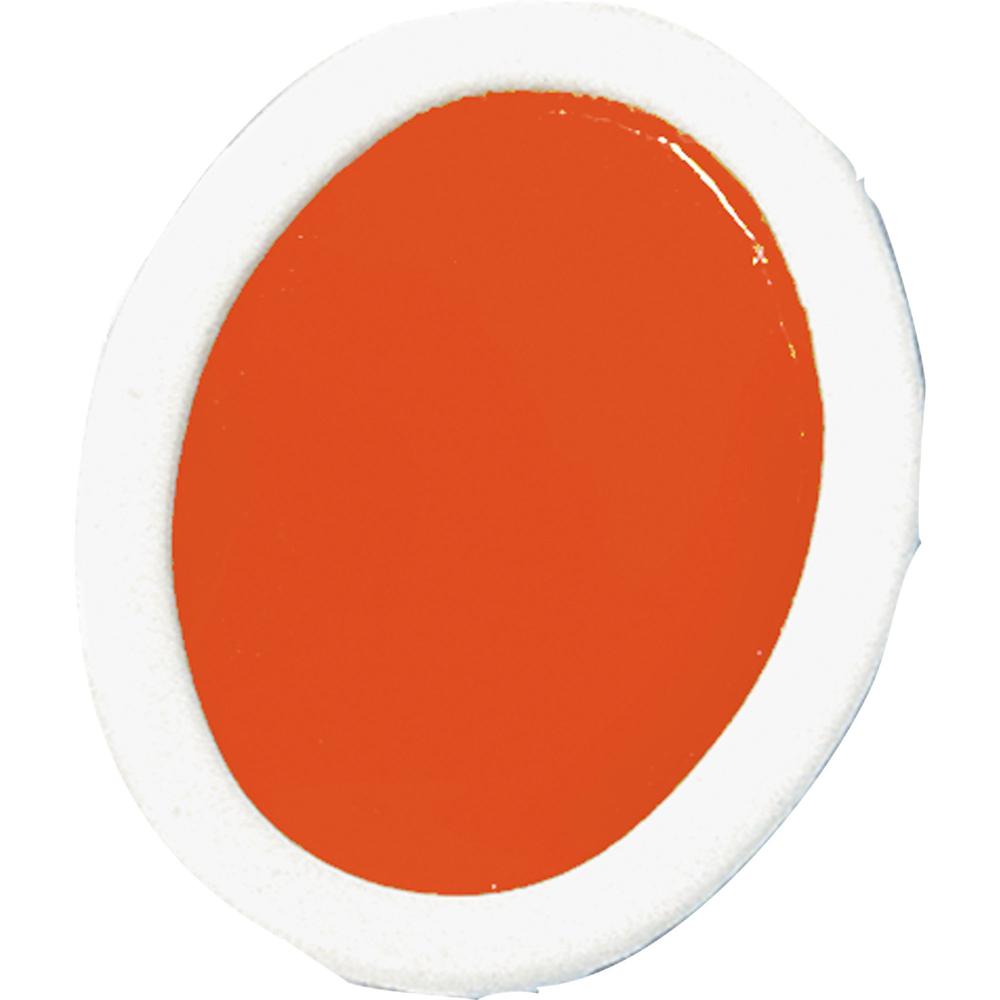 Prang Oval-Pan Watercolors Refill - 1 Dozen - Red Orange. The main picture.