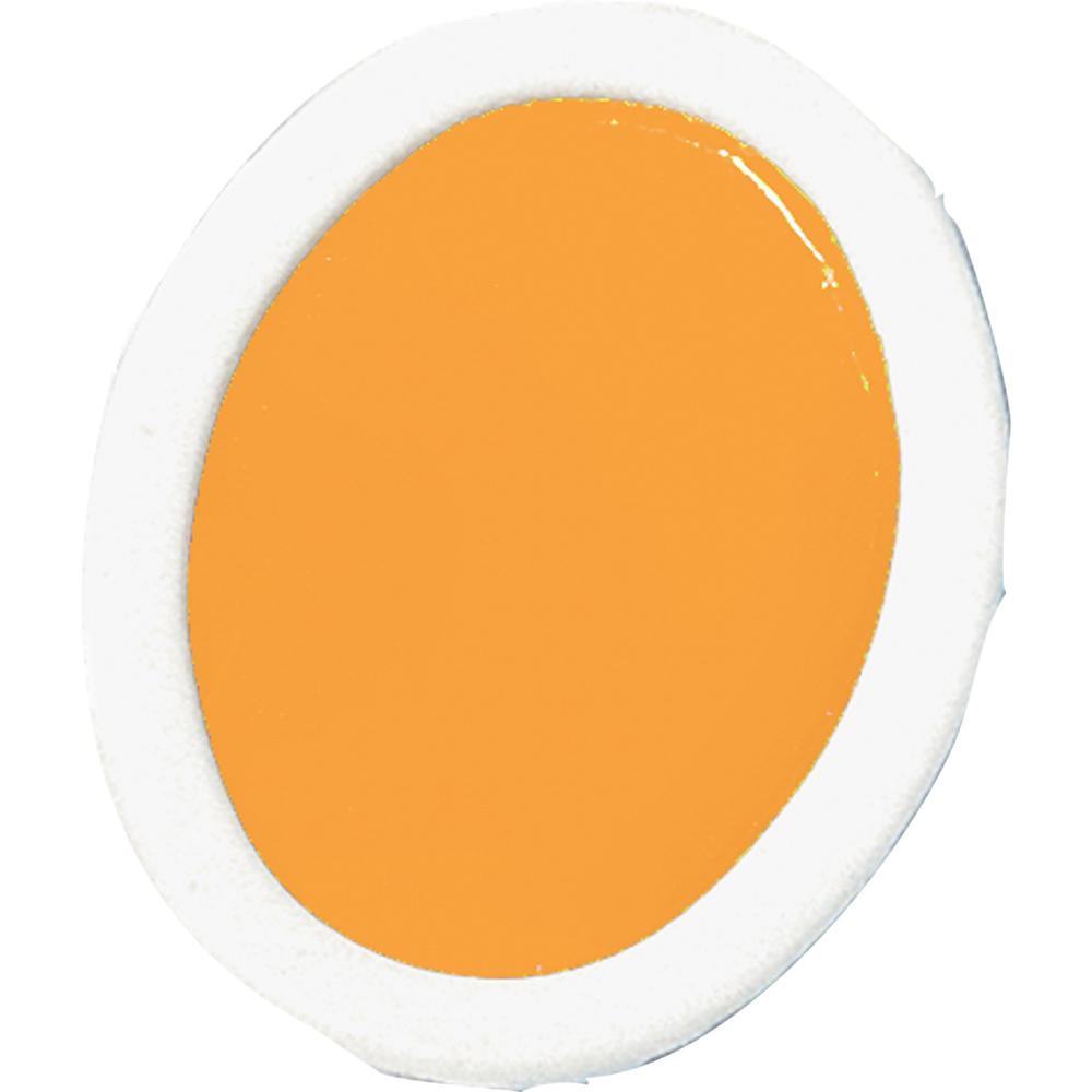 Prang Oval-Pan Watercolors Refill - 1 Dozen - Yellow Orange. Picture 1
