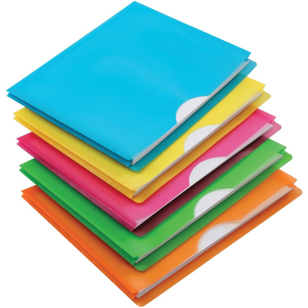 Pendaflex File Jacket - Assorted - 5 / Pack. Picture 1
