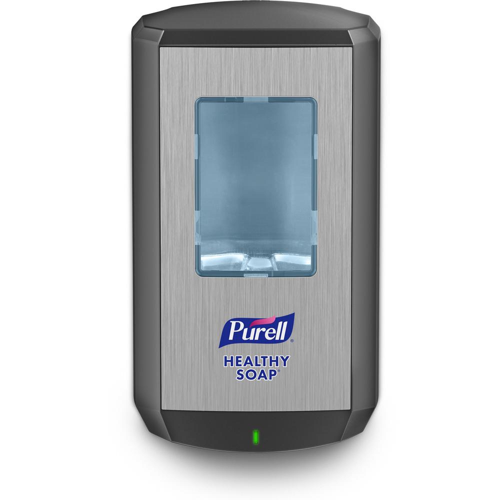 PURELL&reg; CS6 Soap Dispenser - Automatic - 1.27 quart Capacity - Support 4 x C Battery - Site Window, Wall Mountable, Durable - Gray - 2 / Carton. Picture 1