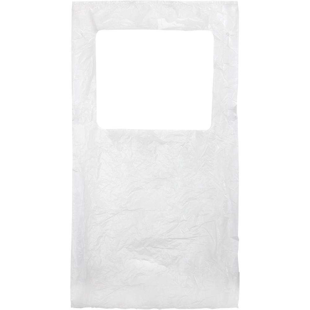 Scensibles Universal Poly Receptacle Liners - 12.50" Width x 23" Depth - Frosted Clear - High-density Polyethylene (HDPE) - 500/Carton - Receptacle. Picture 1