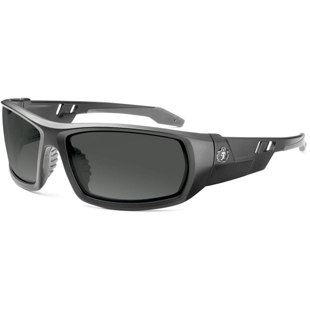 Skullerz Odin Smoke Lens Safety Glasses - Recommended for: Sport, Shooting, Boating, Hunting, Fishing, Skiing, Construction, Landscaping, Carpentry - UVA, UVB, UVC, Debris, Dust Protection - Smoke Len. Picture 1
