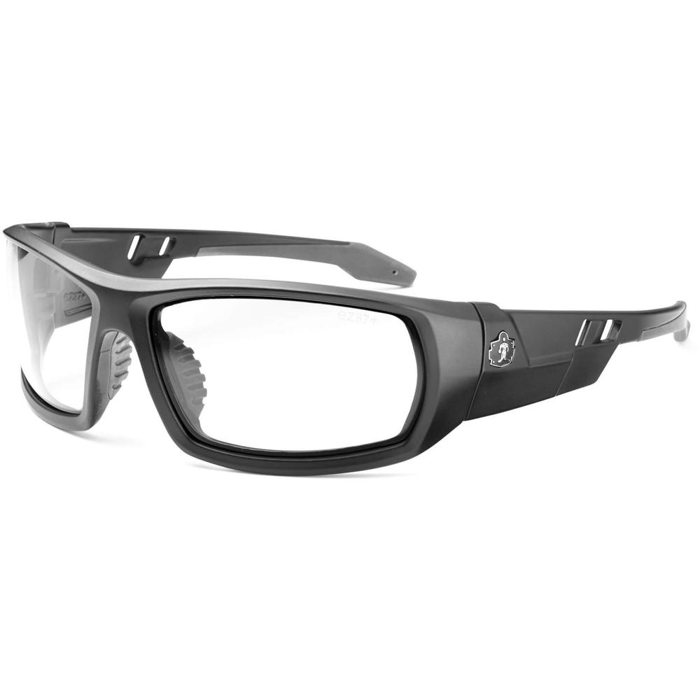 Skullerz Odin Clear Lens Safety Glasses - Recommended for: Sport, Shooting, Boating, Hunting, Fishing, Skiing, Construction, Landscaping, Carpentry - UVA, UVB, UVC, Debris, Dust Protection - Clear Len. Picture 1
