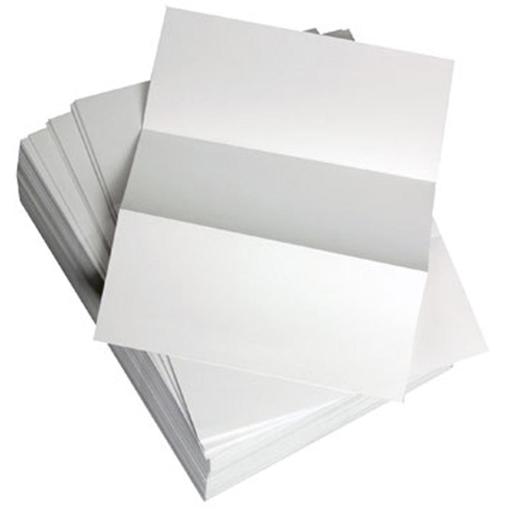 Lettermark Punched & Perforated Papers with Perforations every 3-2/3" - White - 92 Brightness - Letter - 8 1/2" x 11" - 20 lb Basis Weight - 75 g/m&#178; Grammage - 2500 / Carton - 2500 Sheets - 500 S. Picture 1