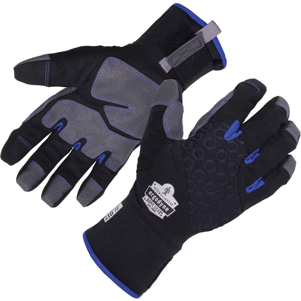 Ergodyne ProFlex 817 Reinforced Thermal Winter Work Gloves - Thermal Protection - XXL Size - Black - Touchscreen Capable - Reinforced, Machine Washable, Weather Resistant, Water Proof, Breathable, Dur. Picture 1