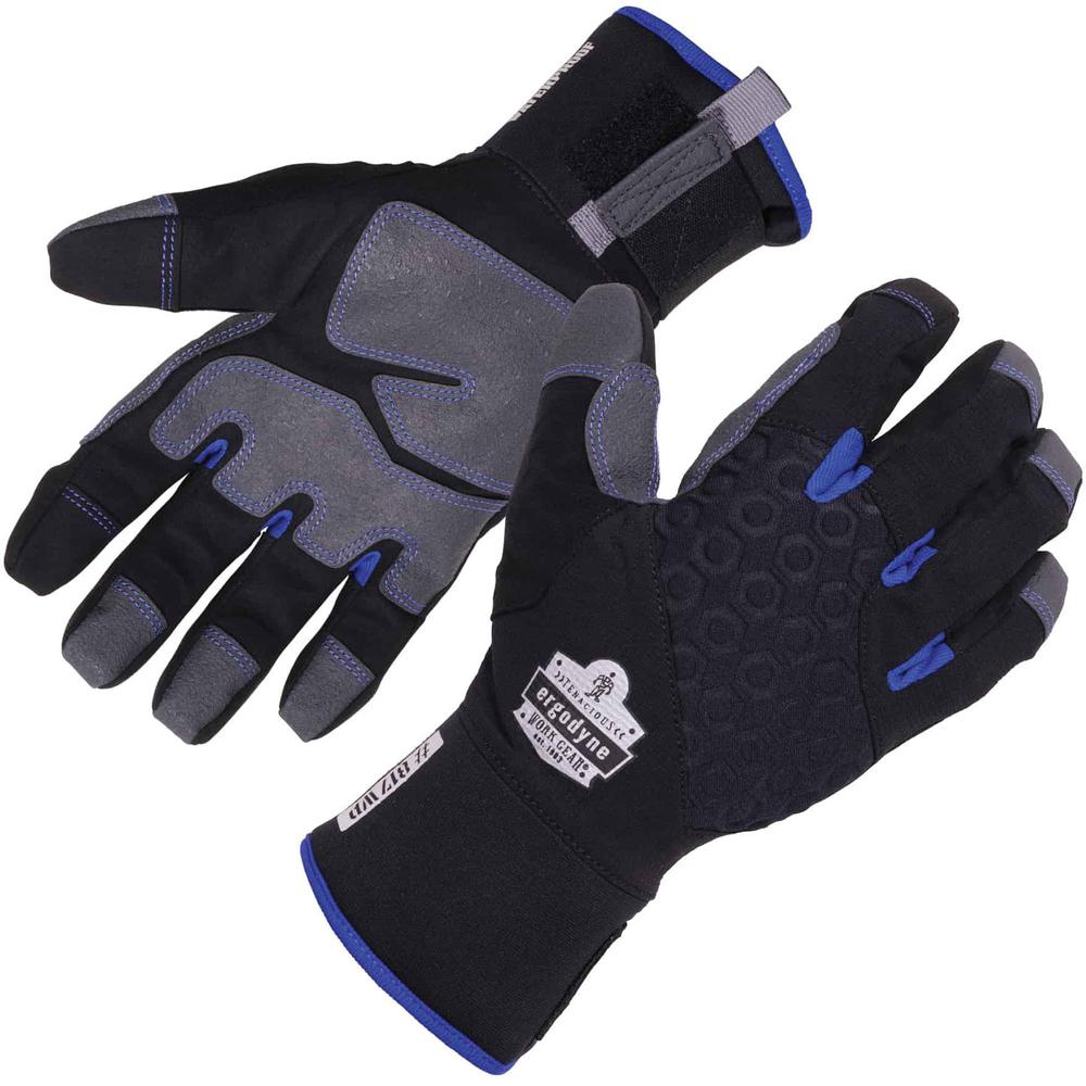 ProFlex 817WP Reinforced Thermal Waterproof Winter Work Gloves - Thermal Protection - XXL Size - Black - Reinforced, Water Proof, Machine Washable, Windproof, Weather Resistant, Breathable, Cold Resis. Picture 1