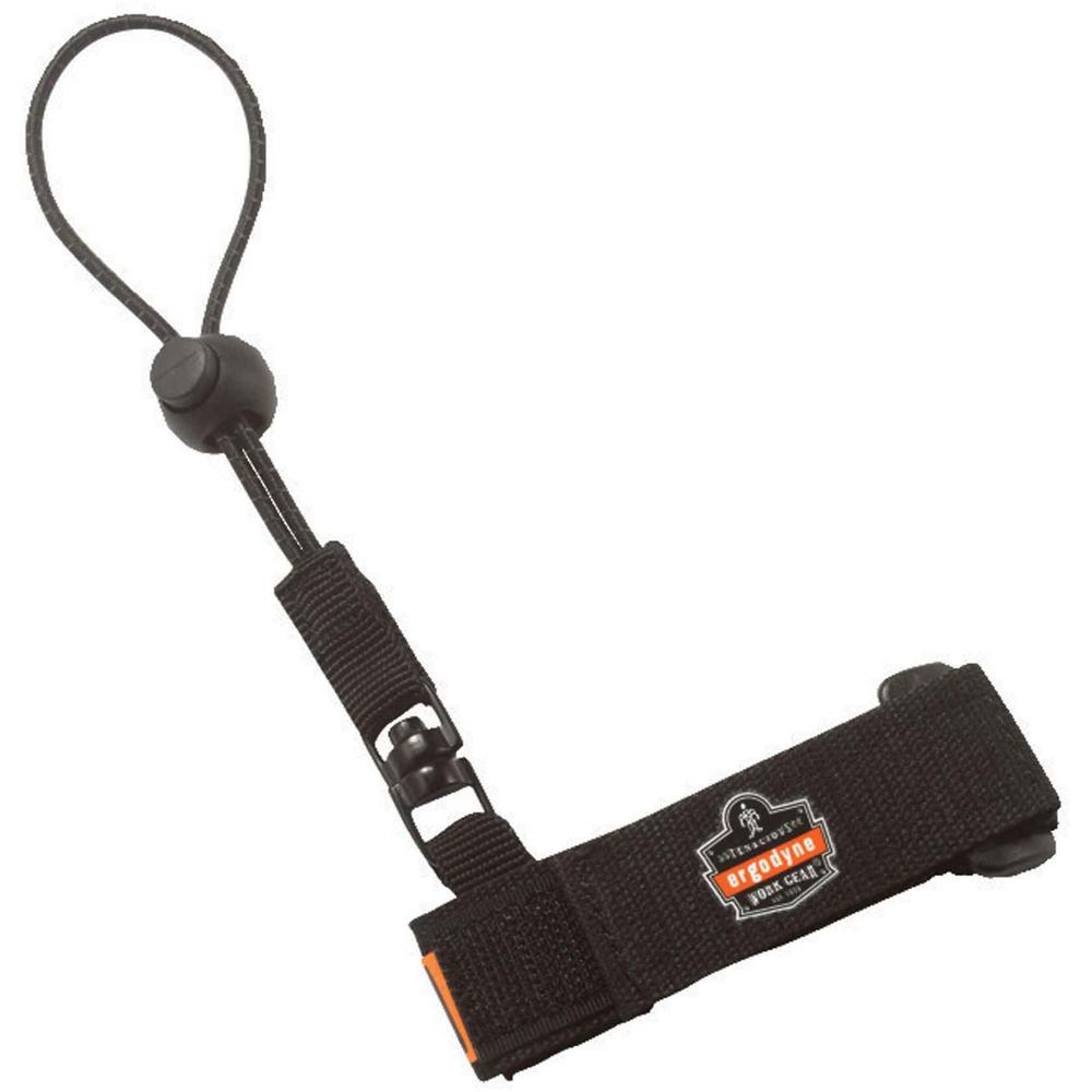 Squids 3115 Wrist Tool Lanyard - 2lbs - 6 / Carton - 2 lb Load Capacity - 11.3" Height x 1.3" Width x 4" Length - Black - Polyester Webbing. Picture 1