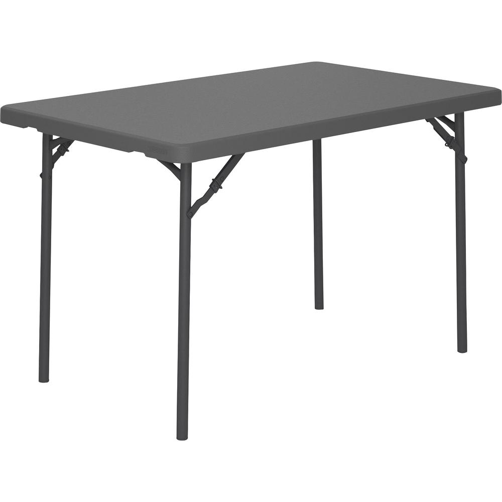 Dorel Zown Classic 48" Blow Mold Training Table - x 48" Table Top Width x 30" Table Top Depth - 29.25" Height - Gray - High-density Polyethylene (HDPE), Resin - 1 Each. Picture 1