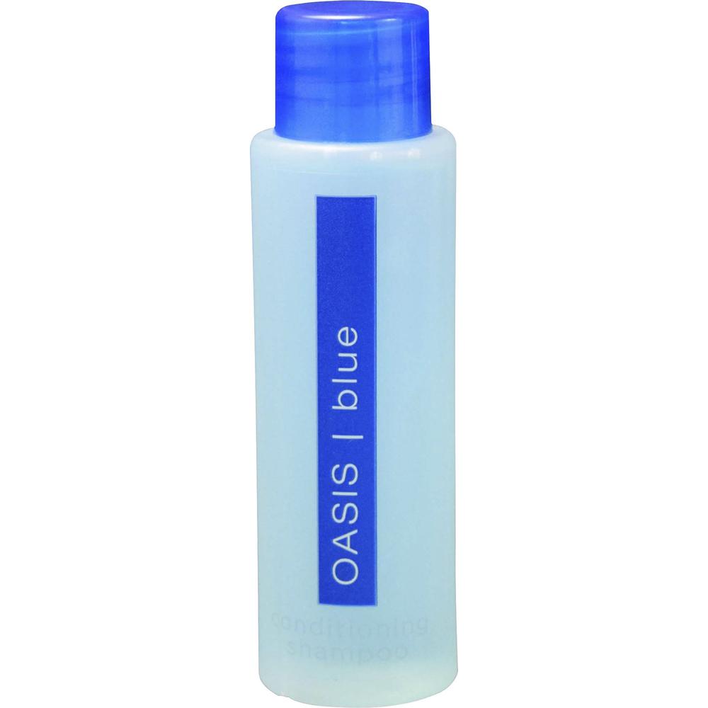 RDI Shampoo - 1 fl oz (30 mL) - Bottle Dispenser - Hotel - White - 288 / Carton. Picture 1