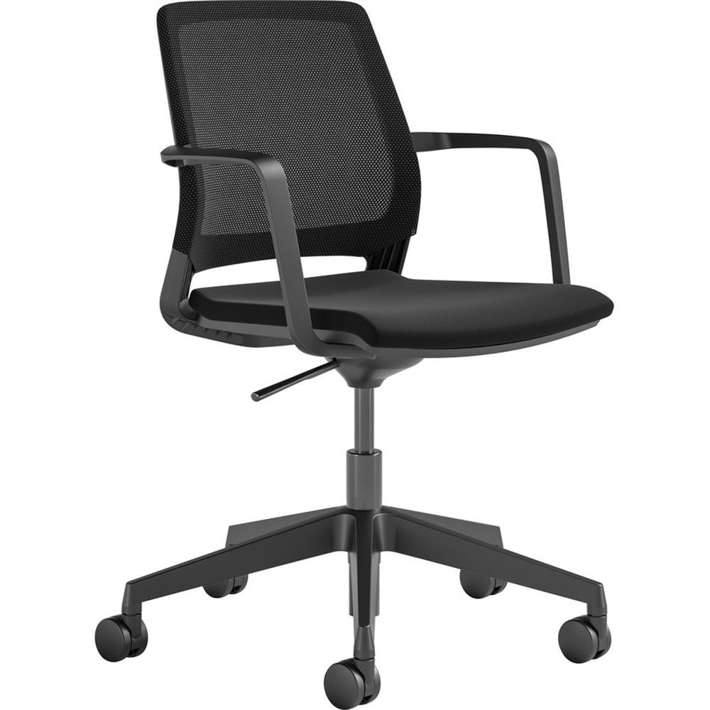 Safco Medina Conference Chair - 18" x 18"22" Chair Seat, 18"16" Chair Back, 28" x 28"37" Chair, 5" Cylinder Stroke. The main picture.