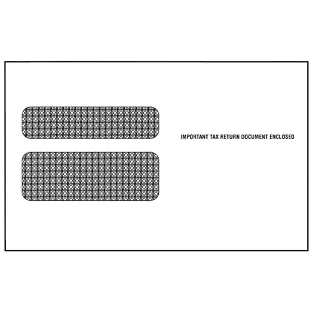 TOPS W-2 Continuous Tax Envelope - Document - 9 1/2" Width x 5 5/8" Length - Gummed - 24 / Pack - White. Picture 1