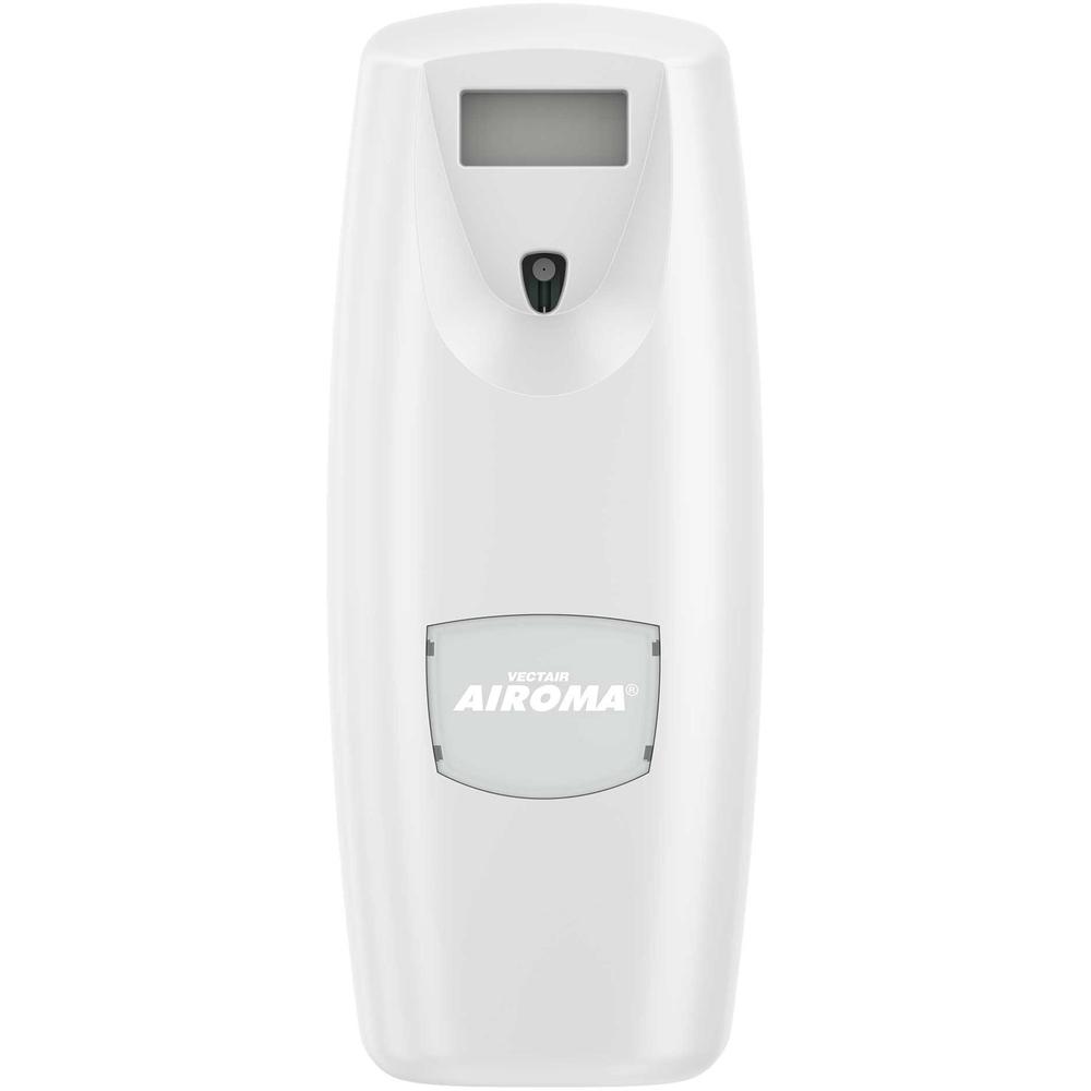 Vectair Systems Airoma Aerosol Air Freshener Dispenser - 60 Day Refill Life - 44883.12 gal Coverage - 1 Each - White. The main picture.