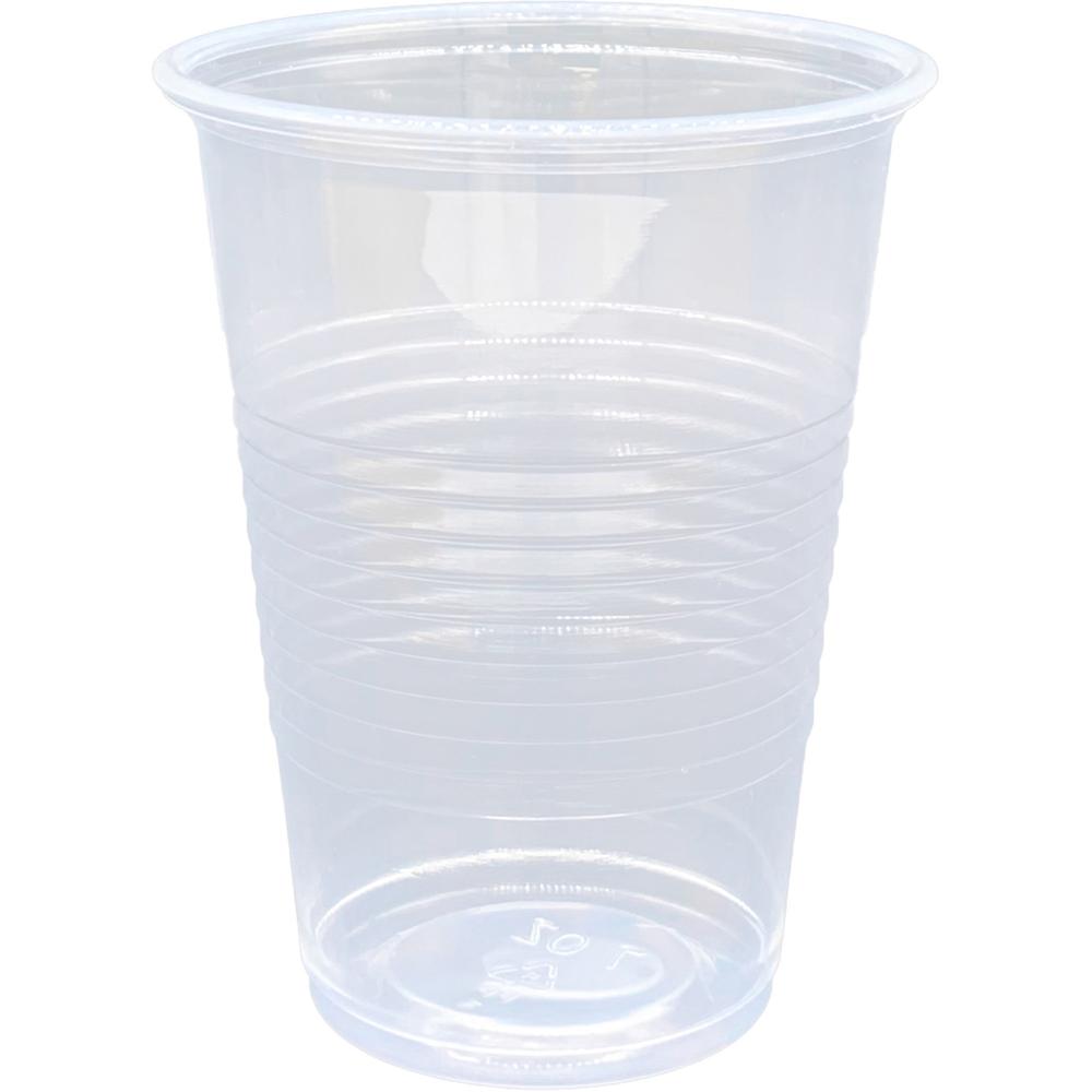 Genuine Joe 7 oz Transparent Beverage Cups - 100 / Pack - 25 / Carton - Clear - Plastic - Beverage, Cold Drink. Picture 1