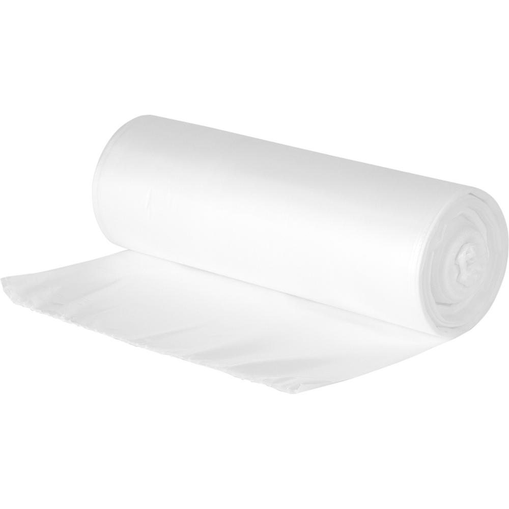 Genuine Joe Heavy-duty Trash Can Liners - 60 gal Capacity - 39" Width x 58" Length - 1.80 mil (46 Micron) Thickness - Clear - 100/Carton - Waste Disposal, Debris, Office Waste, Food Waste. Picture 1