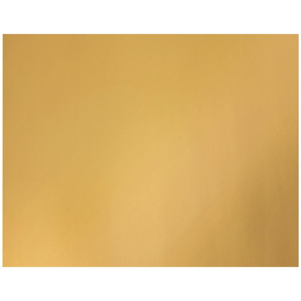 UCreate Metallic Poster Board - Classroom, Poster, Mounting, Project - 25 / Carton - Yellow. Picture 1