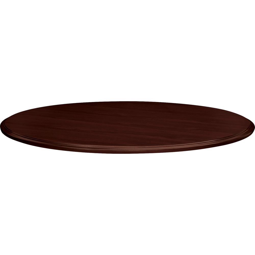HON Preside HTLD48T Conference Table Top - 1.1" x 48" - Tri-oval Edge - Finish: Laminate, Mahogany. Picture 1