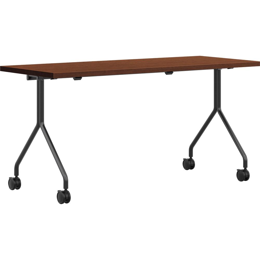 HON Between HMPT2460NS Nesting Table - Rectangle Top - 4 Seating Capacity x 60" Width x 24" Depth - Shaker Cherry. Picture 1
