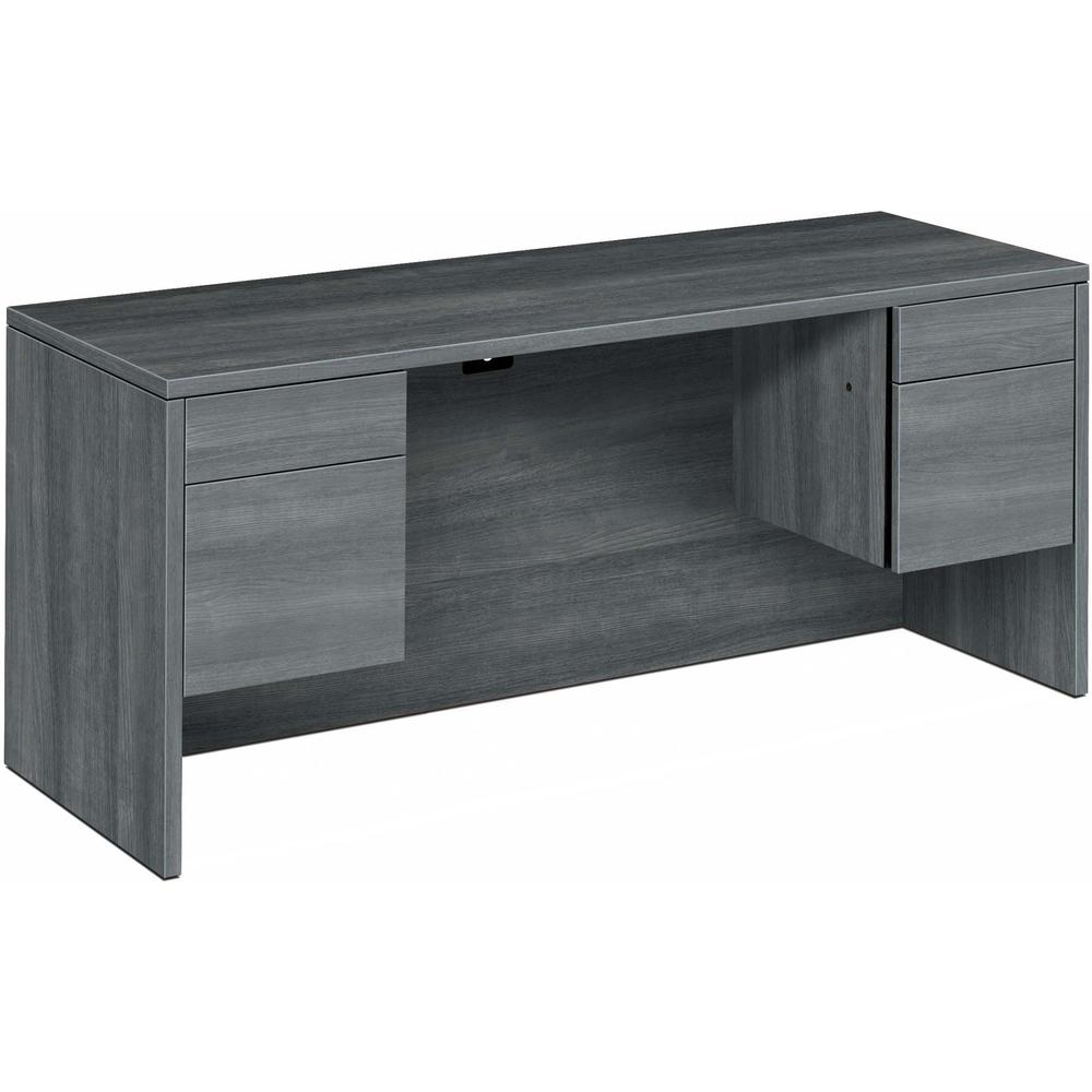 HON 10500 H10565 Credenza - 60" x 24"29.5" - 4 x Box, File Drawer(s) - Finish: Sterling Ash. Picture 1
