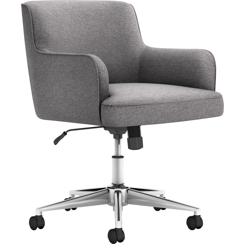 HON Matter Chair - Fabric Back - 5-star Base - Light Gray. Picture 1