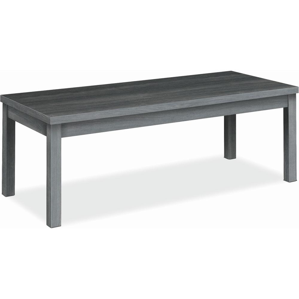 HON H80191 Coffee Table - 16" Height x 20" Width x 48" Length - Sterling Ash. Picture 1