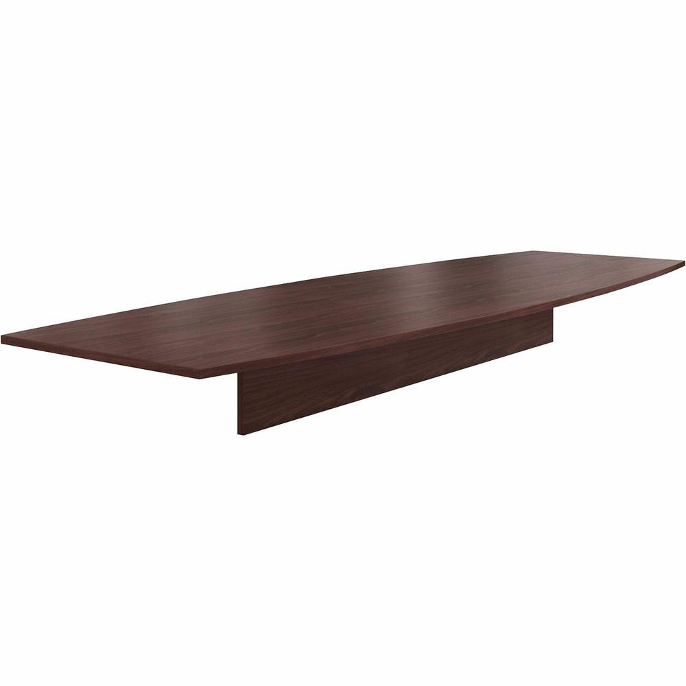 HON Preside HTLB14448P Conference Table Top - 12 ft x 48" - Flat Edge - Finish: Mahogany. Picture 1