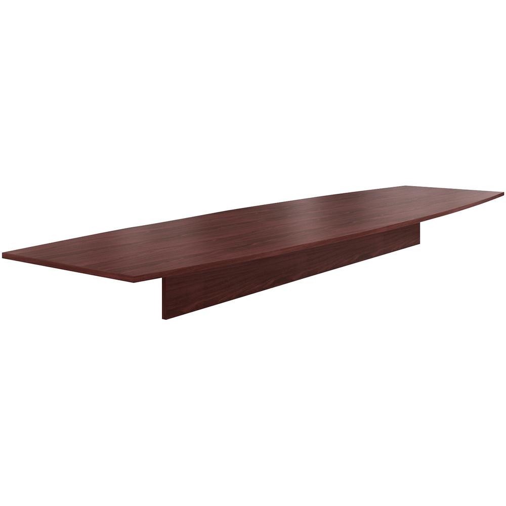 HON Preside HTLB16848P Conference Table Top - 14 ft x 48" - Flat Edge - Finish: Mahogany. Picture 1