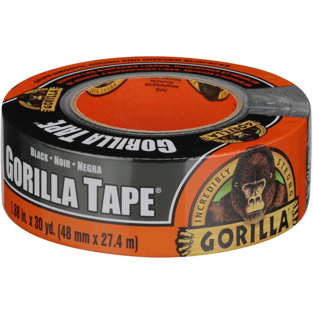 Gorilla Glue Black Tape - 30 yd Length x 1.88" Width - 1 Each - Black. Picture 1