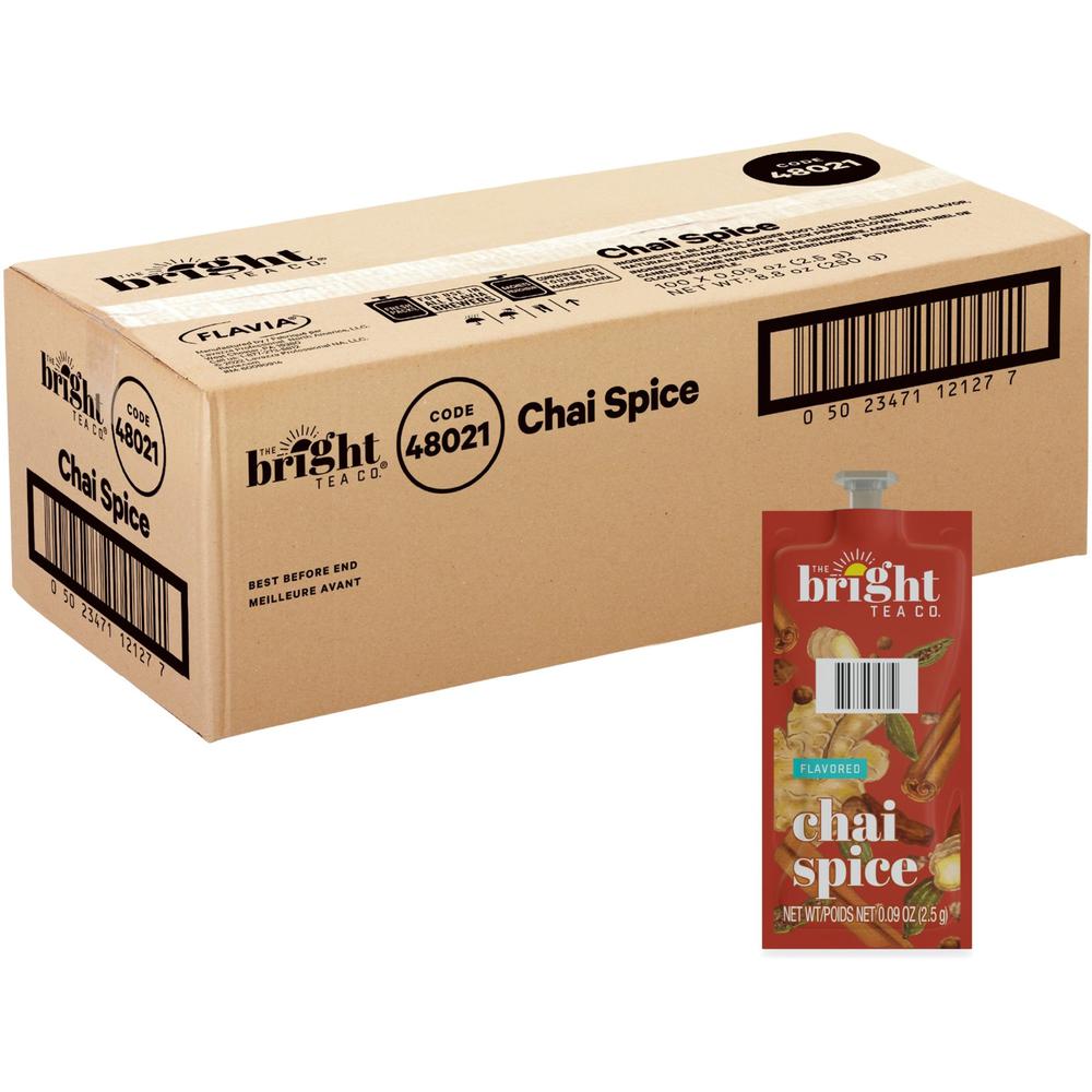 The Bright Tea Co. Chai Spice Black Tea Freshpack - 100 / Carton. Picture 1