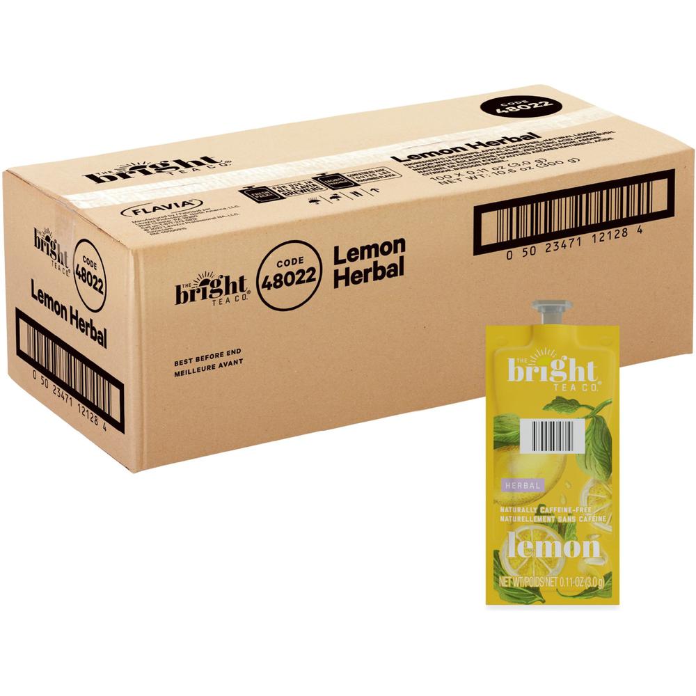 The Bright Tea Co. Lemon Herbal Tea Freshpack - 100 / Carton. Picture 1
