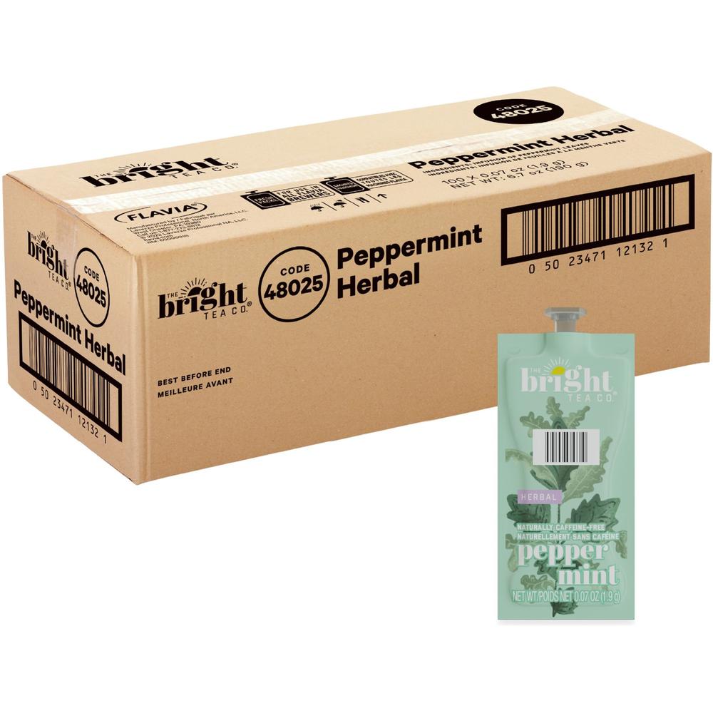The Bright Tea Co. Peppermint Herbal Tea Freshpack - 100 / Carton. Picture 1