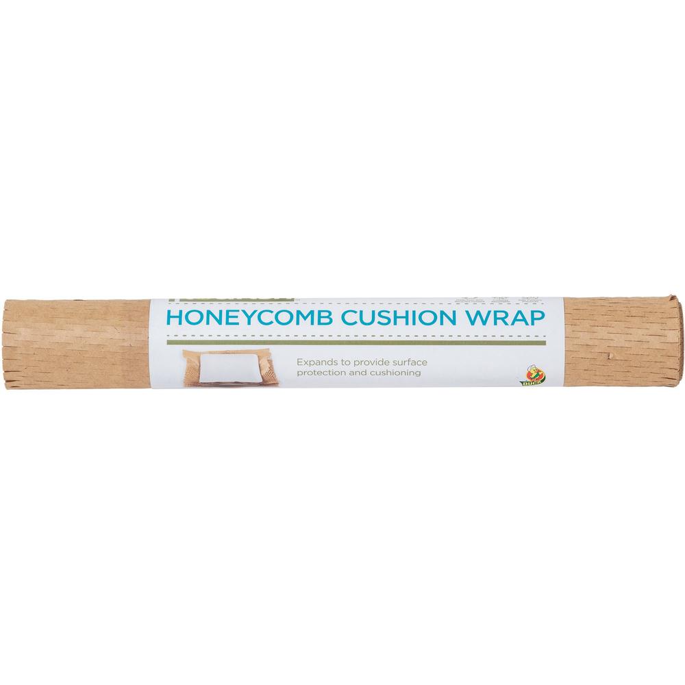 Duck Brand Flourish Honeycomb Cushion Wrap - 13" Width x 18.50" Length - Interfolded, Easy Tear, Interlocking - Brown - 6Each. Picture 1