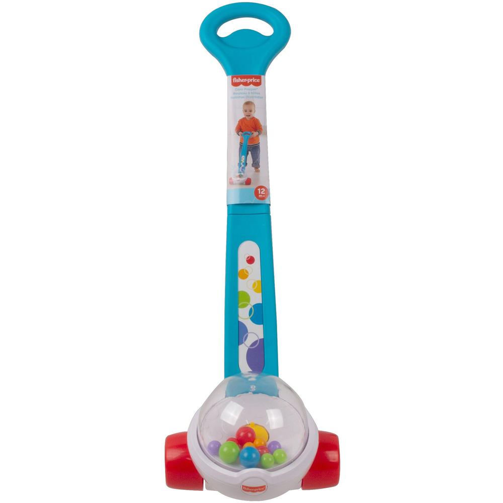 Fisher-Price Classic Corn Popper - Skill Learning: Gross Motor, Sensory, Color, Sound, Senses - 1-3 Year - Blue. Picture 1