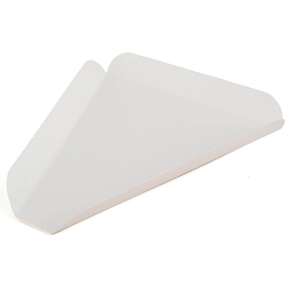 SEPG Southern Champ Pizza Wedge Trays - Serving, Pizza - White - Paper Body - 500 / Carton. Picture 1
