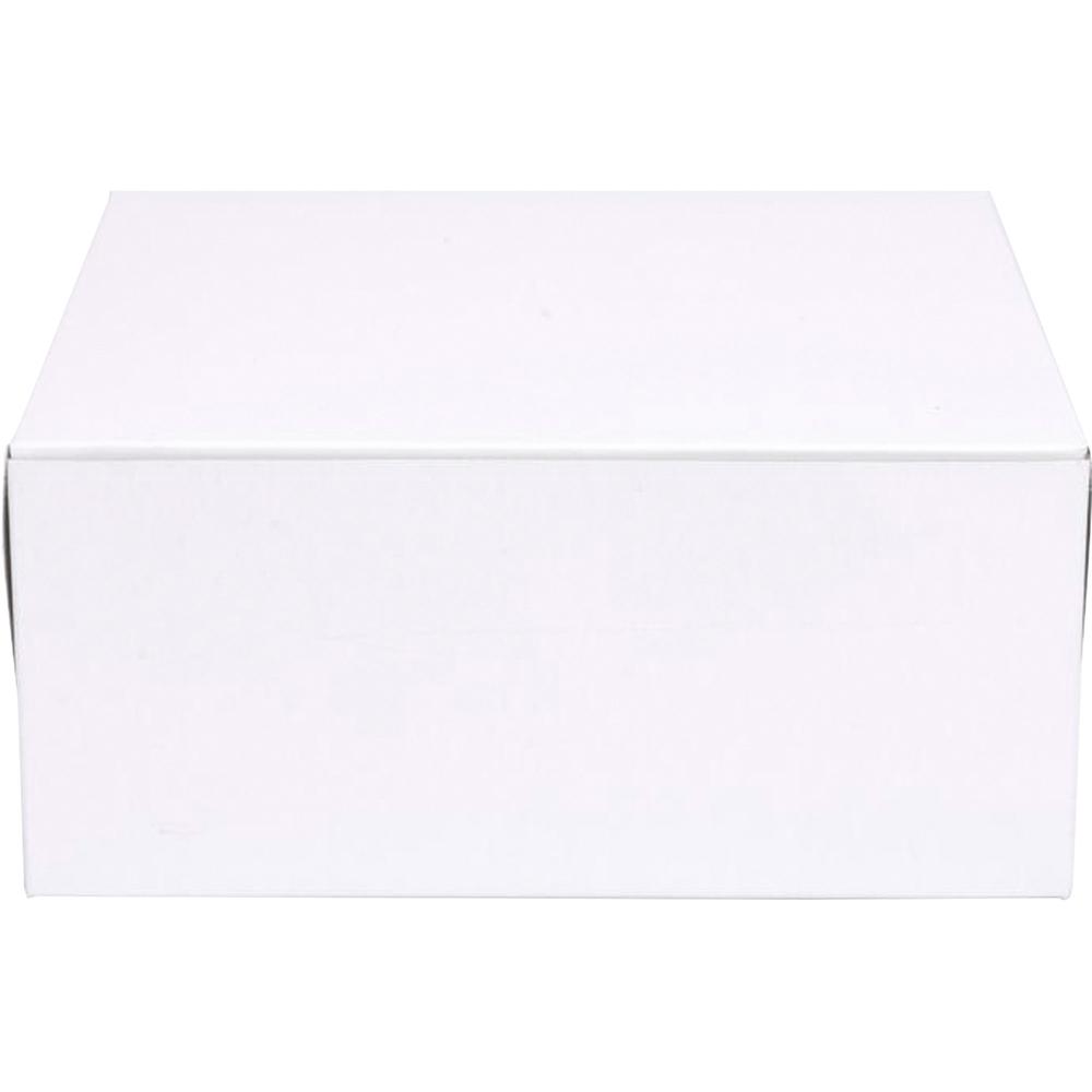 SCT Standard Bakery Boxes - External Dimensions: 9" Width x 4" Depth x 9" Height - Standard Duty - Paperboard - White - For Storage, Transportation, Bakery - 200 / Carton. Picture 1