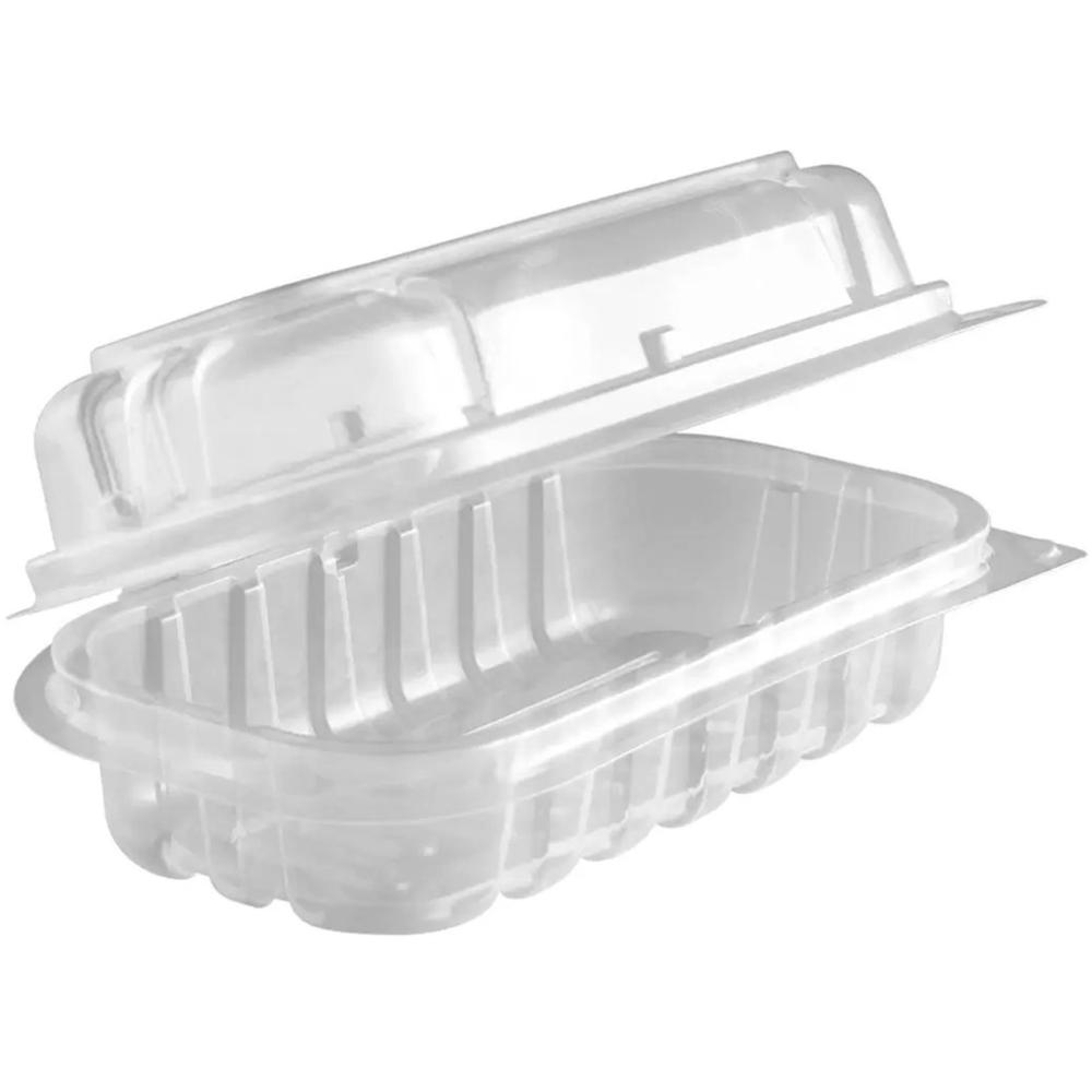 SEPG MicroRaves HD632 Hinged Container - Storing - Clear - Polypropylene Body - 540 / Carton. Picture 1