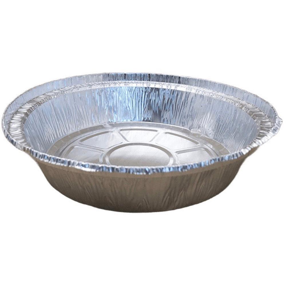 SEPG Banyan Aluminum Foil Round Pans - Serving, Food, Transporting, Storing - Silver - Aluminum Body - Round - 500 / Carton. Picture 1