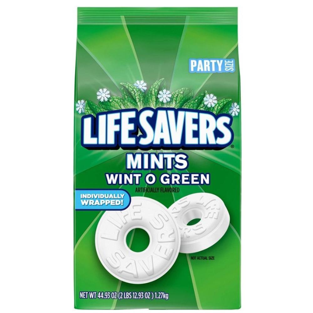 LifeSavers Wint O Green Mints Candy - Wint-O-Green - Individually Wrapped - 2.81 lb - 1 Each. Picture 1