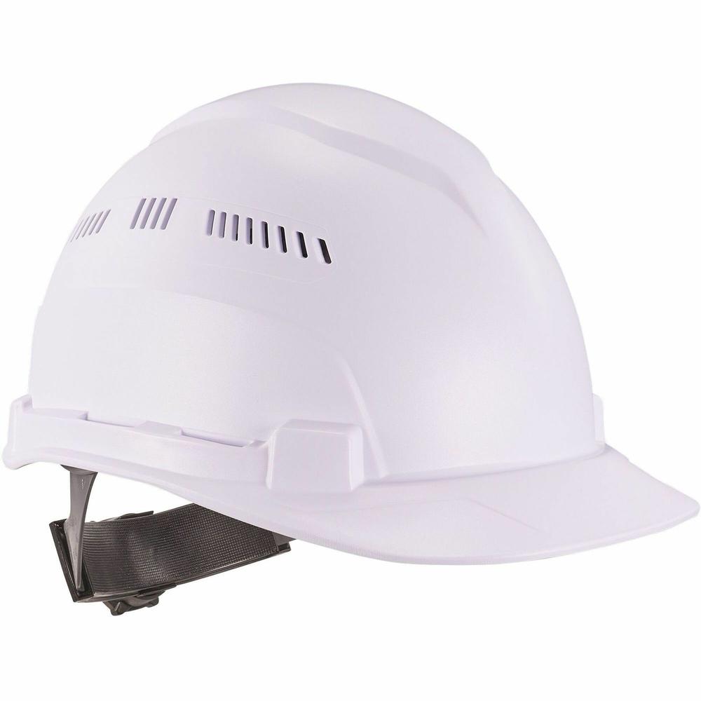 Ergodyne 8966 Lightweight Cap-Style Hard Hat - Recommended for: Head, Construction, Oil & Gas, Forestry, Mining, Utility, Industrial - Sun, Rain Protection - Strap Closure - High-density Polyethylene . Picture 1
