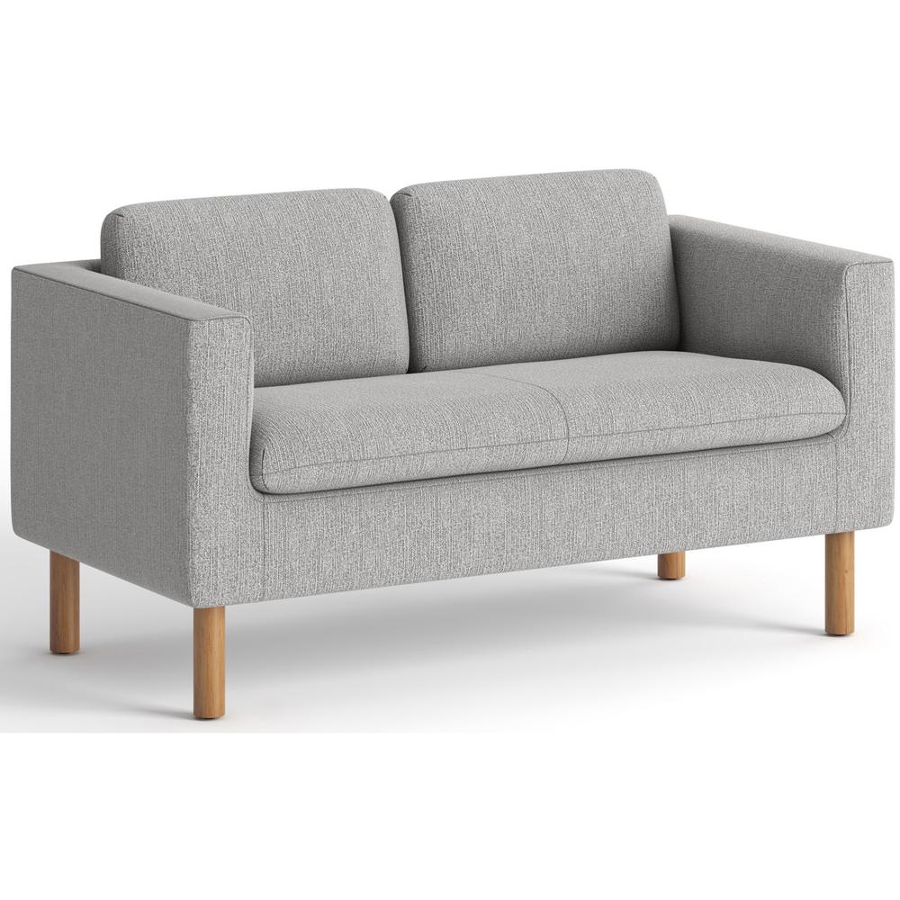 HON Parkwyn Loveseat - Material: Fabric - Finish: Gray. Picture 1